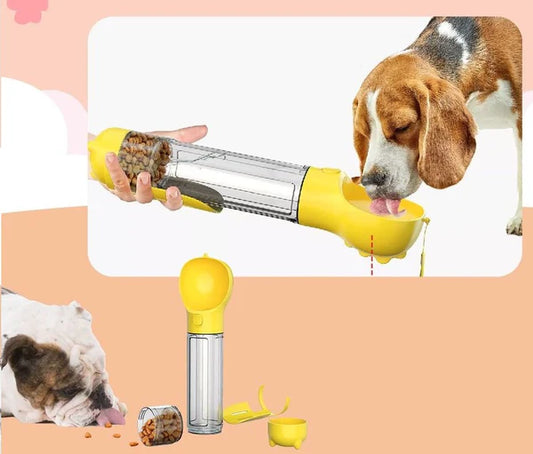 BOTELLA PORTÁTIL 4 EN 1 PARA MASCOTAS